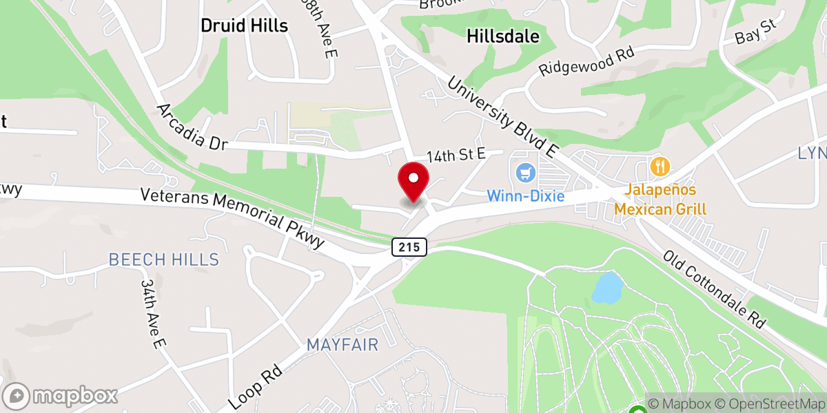 Map showing location of Apostolic Gospel Church