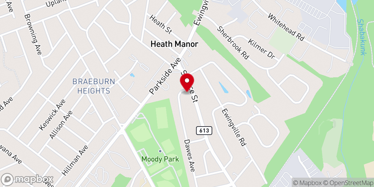 Map showing location of Worship Church