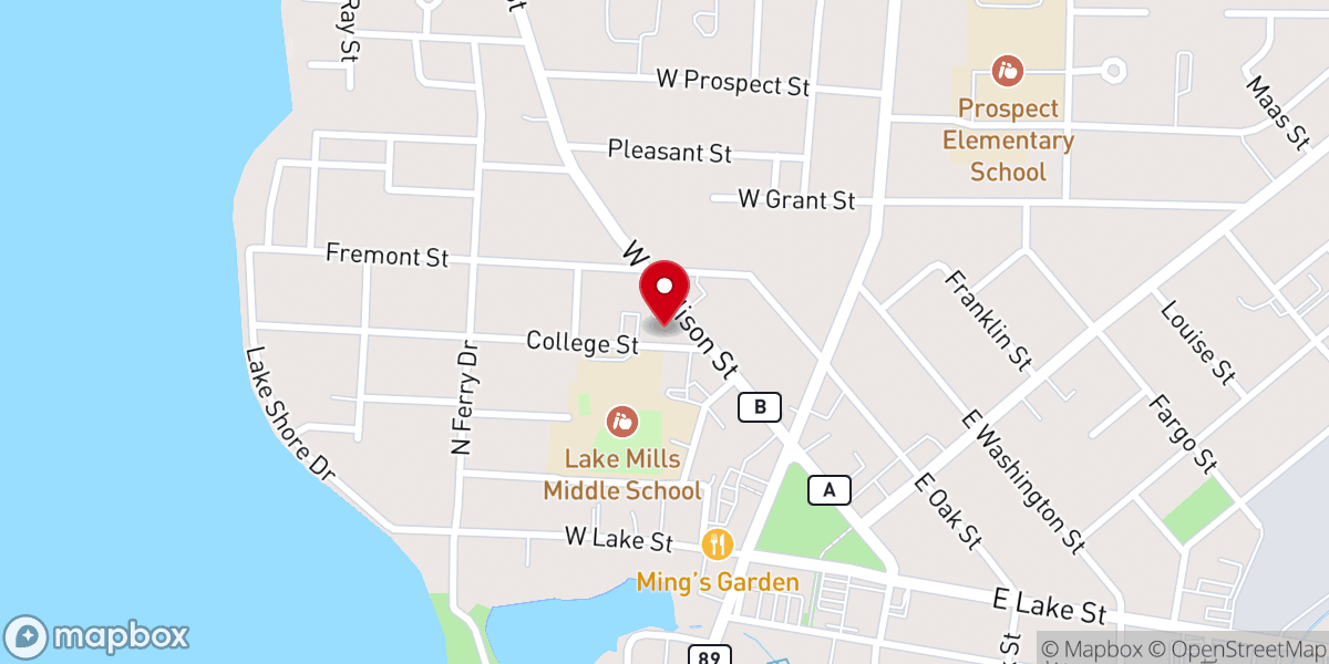 Map showing location of Joyful Hearts Learning Center