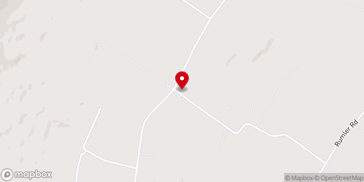 Map showing location of Mt Olivet United Brethren Church