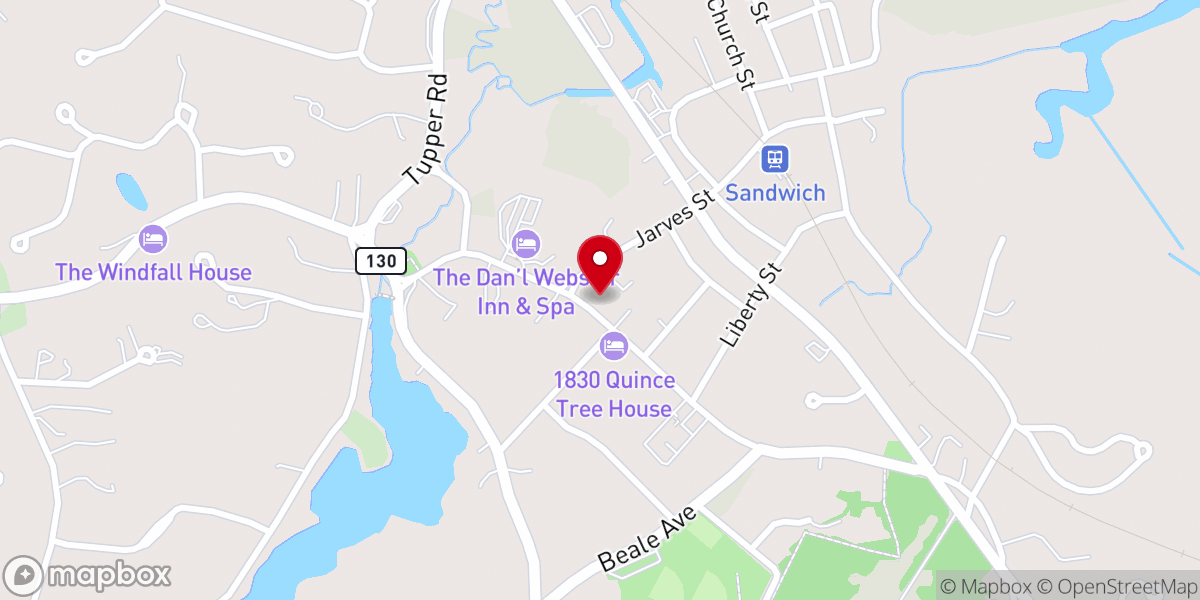 Map showing location of St. John's Episcopal Church