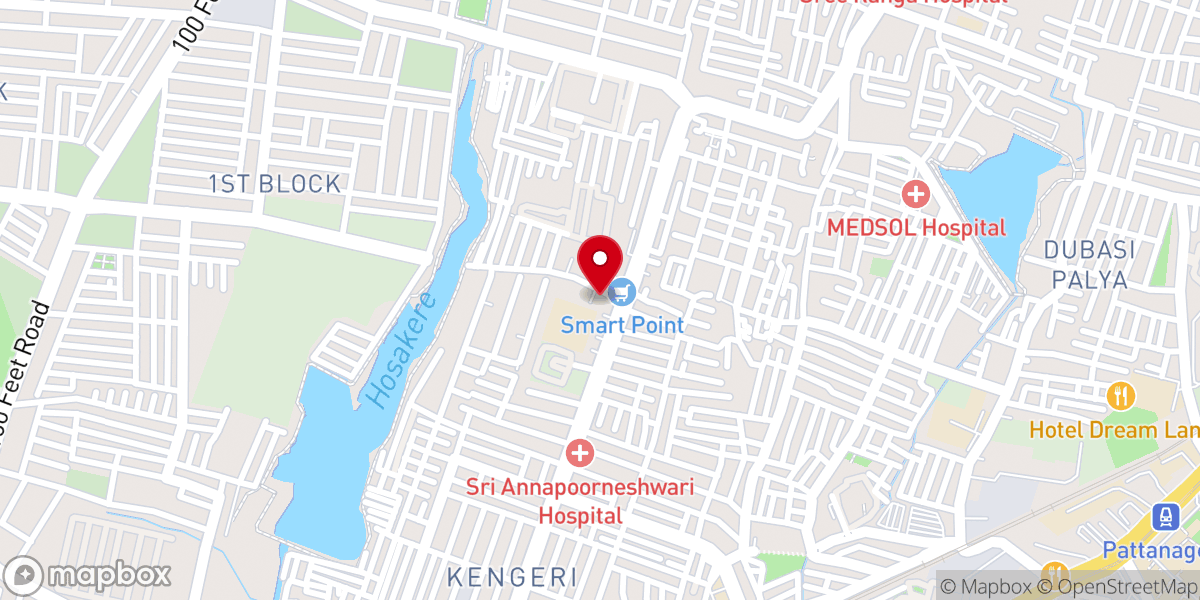 Map showing location of St. Francis of Assisi Church