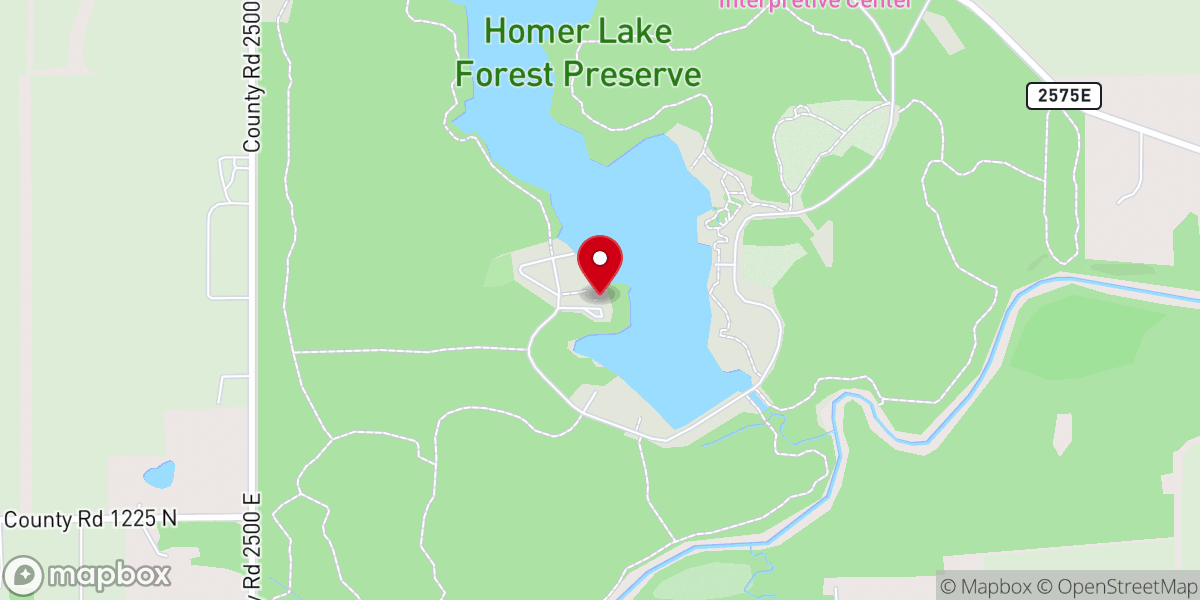 Map showing location of Salt Fork Center