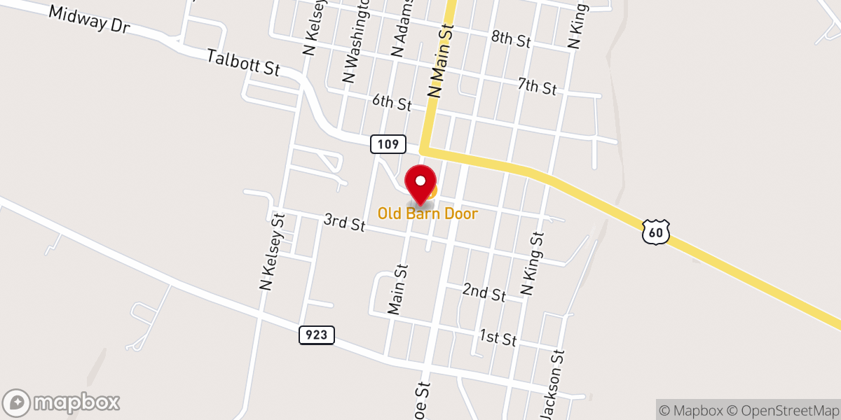 Map showing location of The Church of God