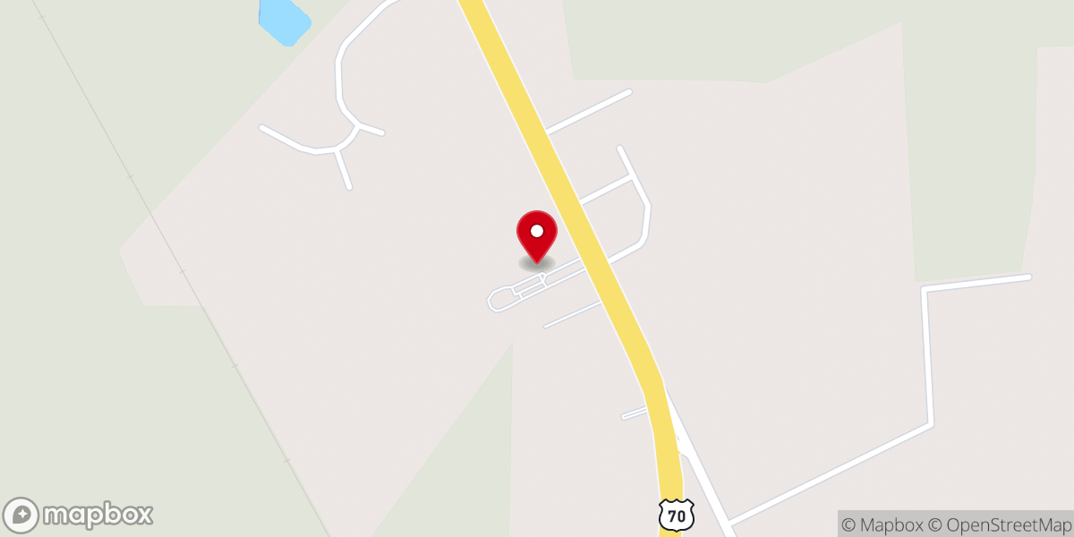 Map showing location of Faith Evangelical Bible Church