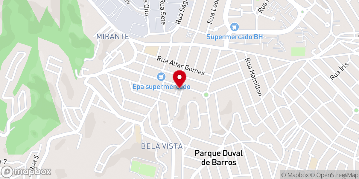 Map showing location of Paróquia Noss Senhora Aparecida e São Miguel