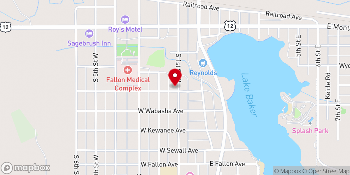 Map showing location of The Church of Jesus Christ of Latter Day Saints