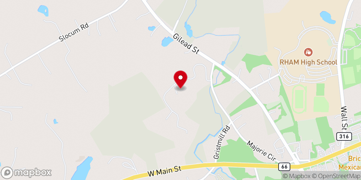 Map showing location of Worship Center Family Ministries