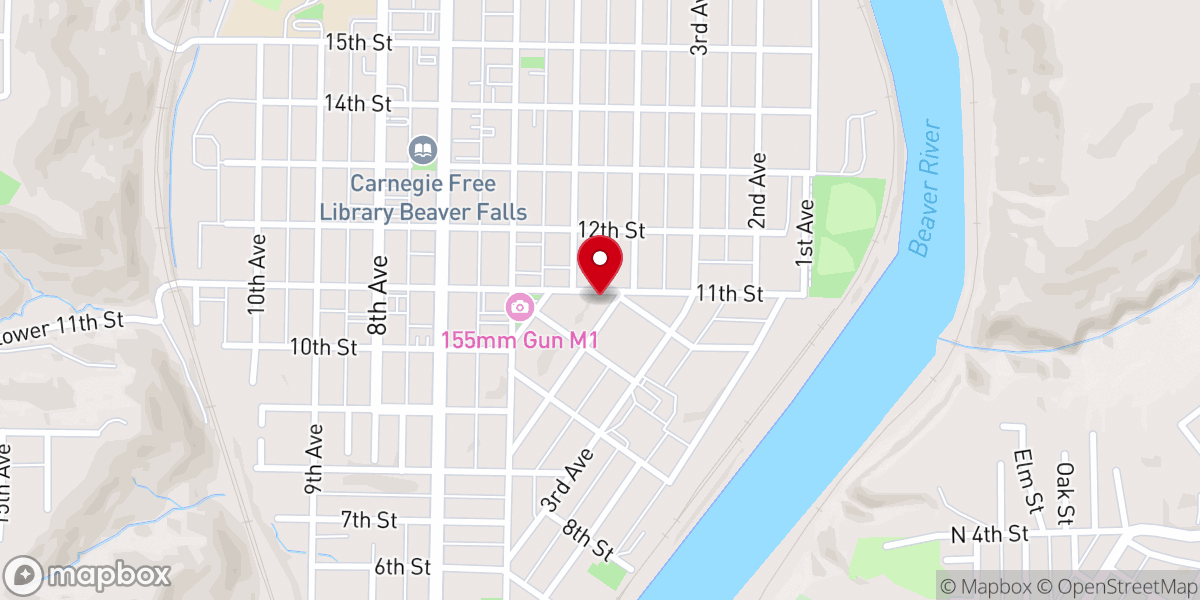 Map showing location of Harvest Cathedral