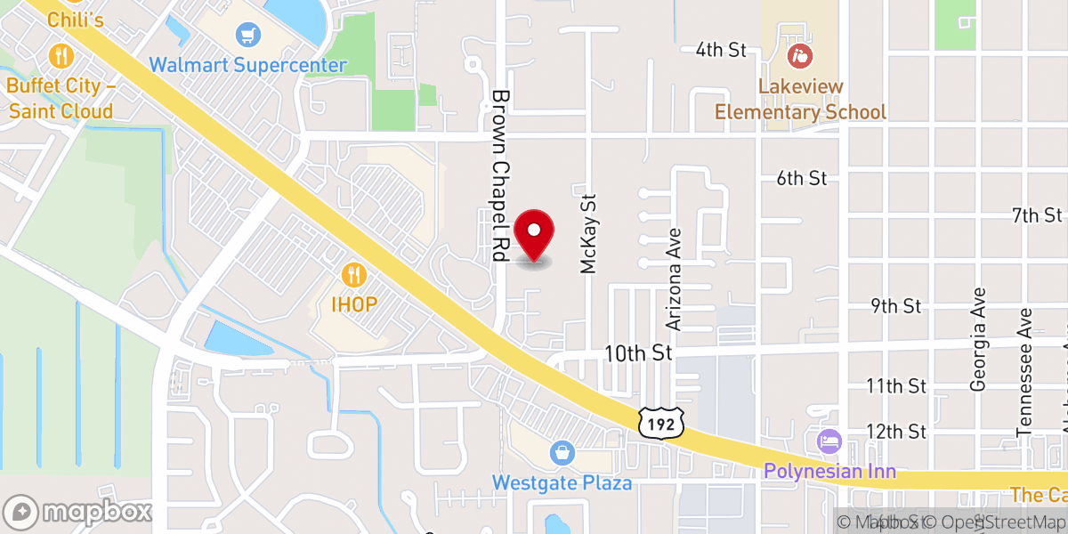 Map showing location of Knights of Columbus #15357