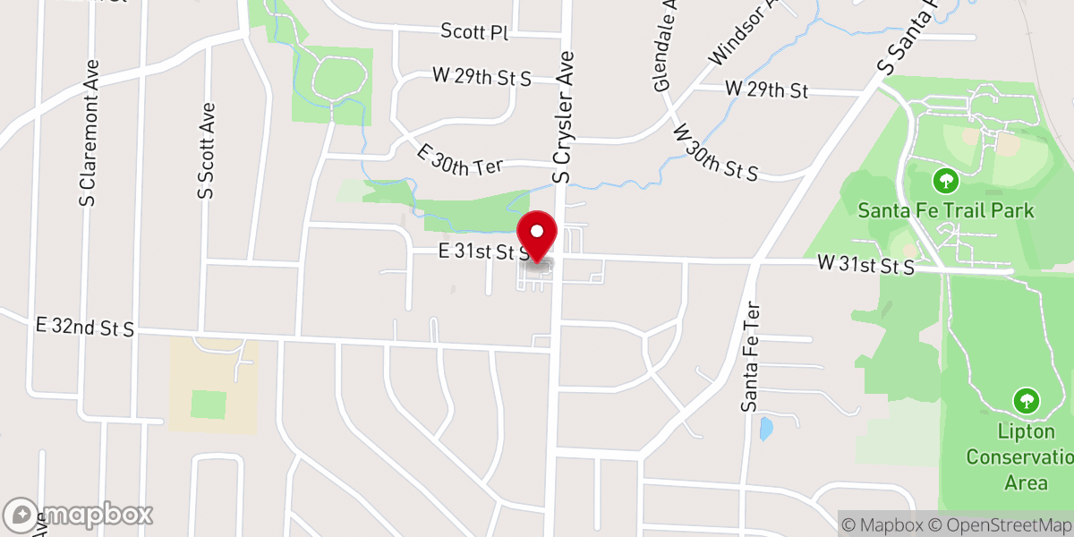 Map showing location of Iglesia Cristiana Linaje Escogido