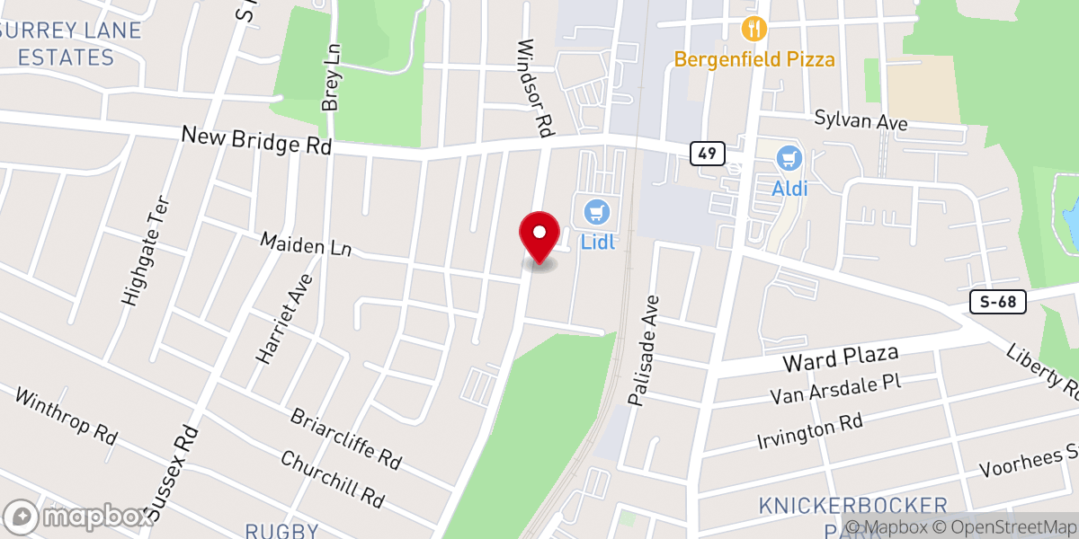 Map showing location of Podonamoo Church