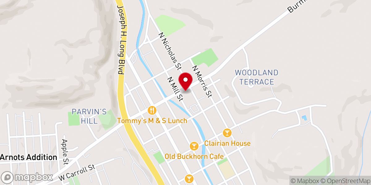 Map showing location of St Clare of Assisi Church