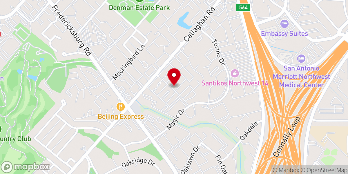 Map showing location of Church and Politics LLC
