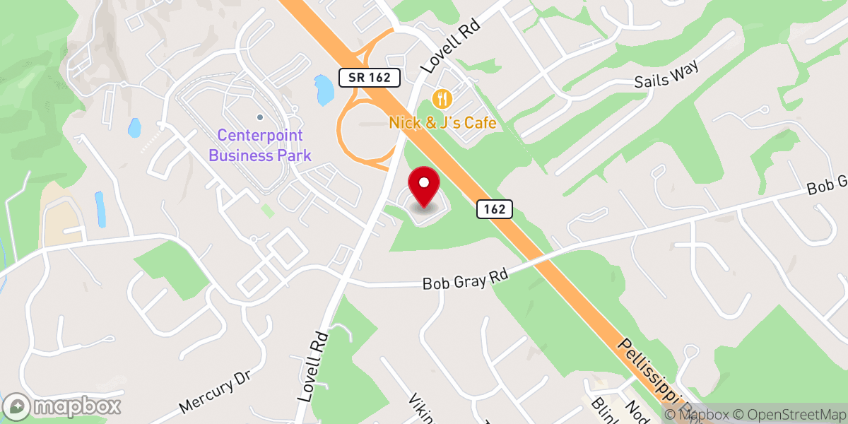 Map showing location of Providence Church
