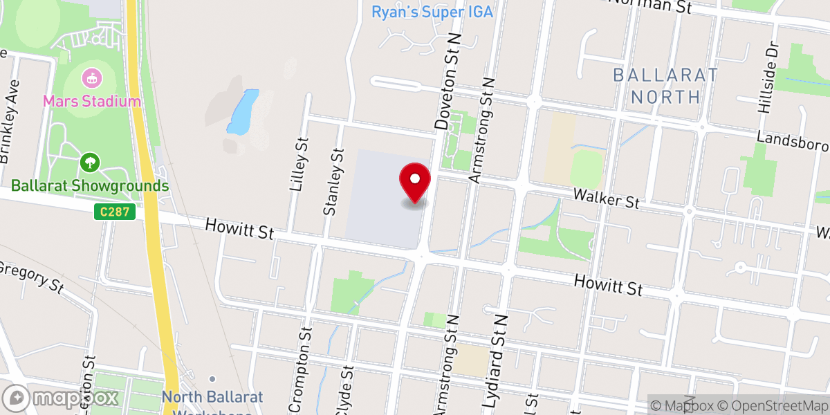 Map showing location of Voice of Grace Church