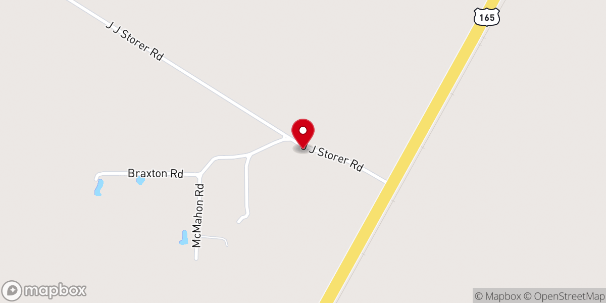 Map showing location of Saint Joseph Church