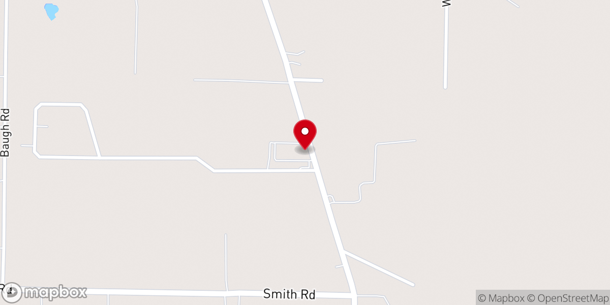 Map showing location of Faith Assembly Church
