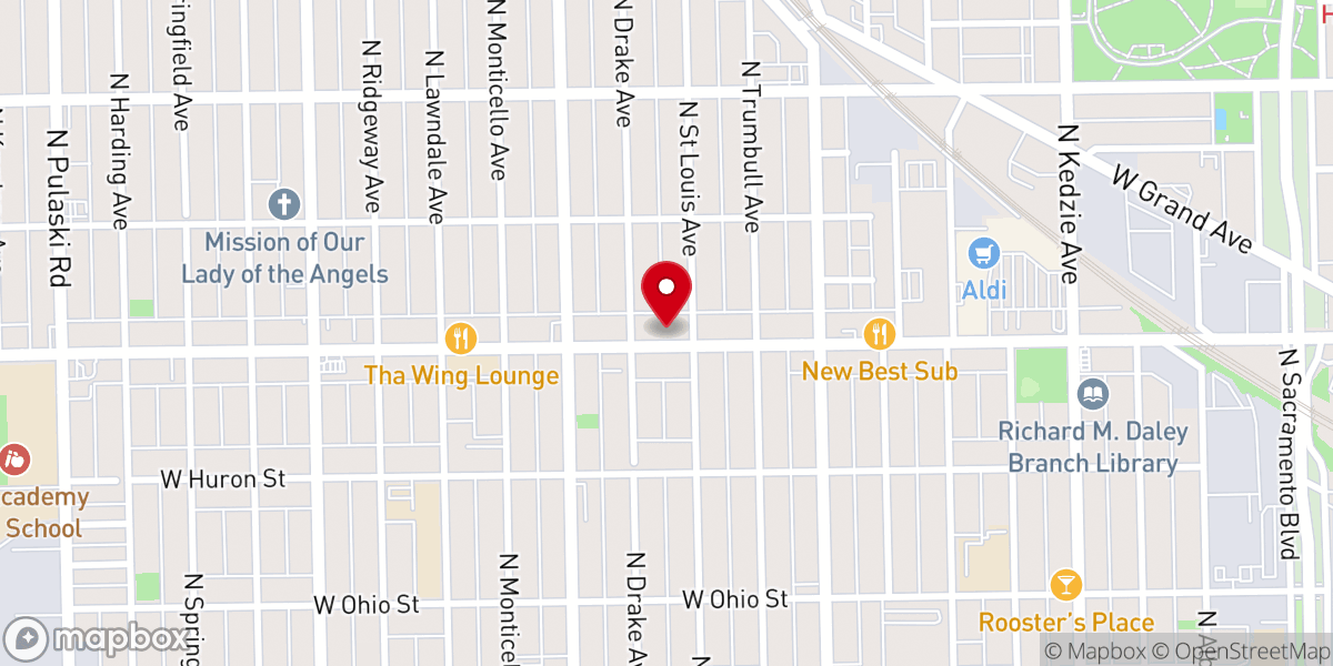 Map showing location of Foundation of Love USA Inc