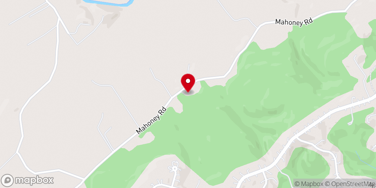 Map showing location of New Mountain View Baptist Church