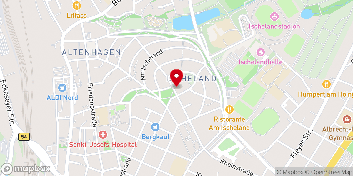 Map showing location of Stadtkirchengemeinde Gemeindehaus Markus