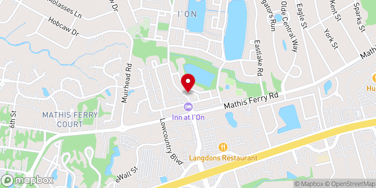 Map showing location of I'On Chapel