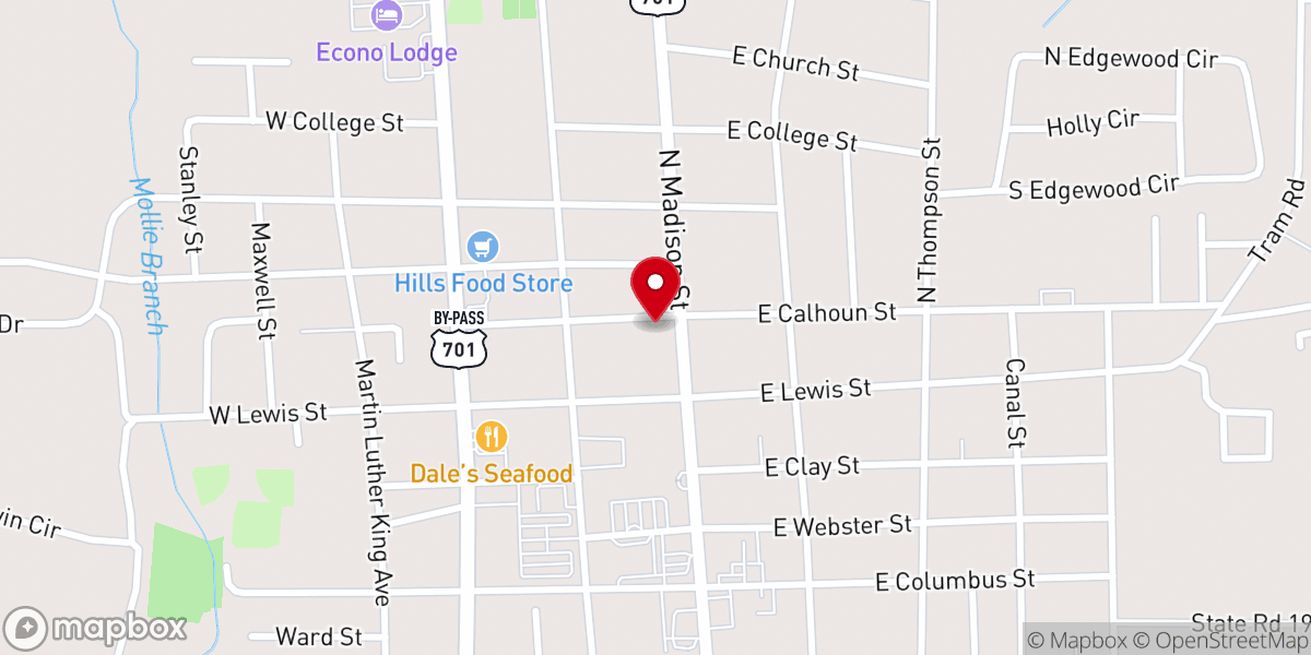Map showing location of Victory In Jesus Ministries