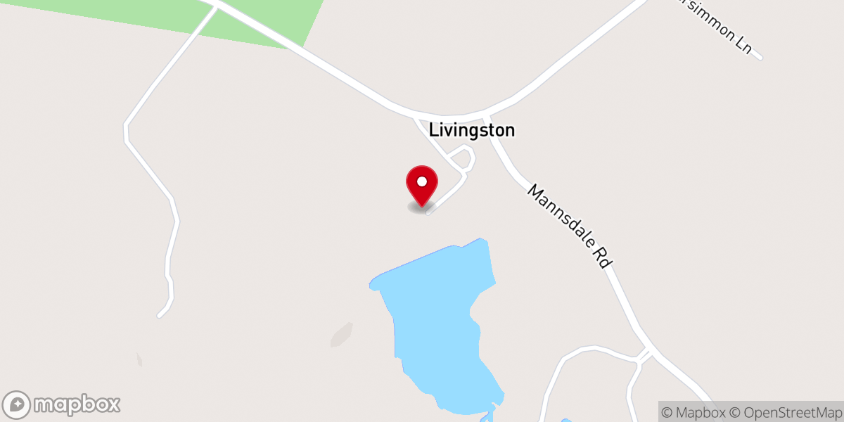 Map showing location of Greater Livingston Missionary Baptist Church