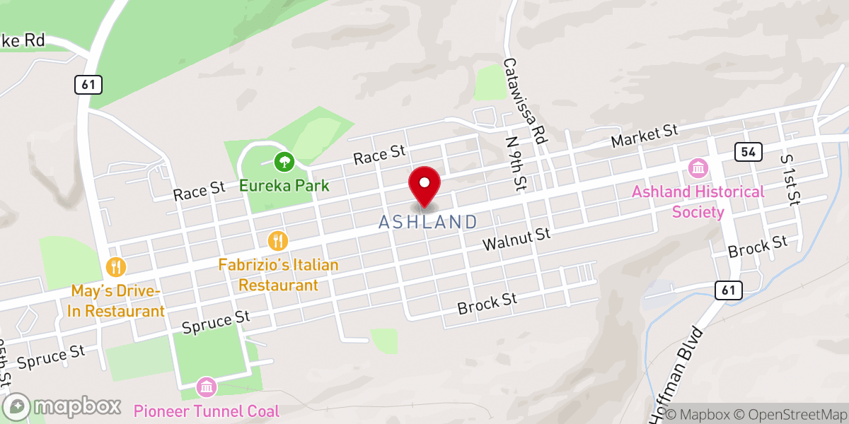 Map showing location of Crossfire Youth Ministries