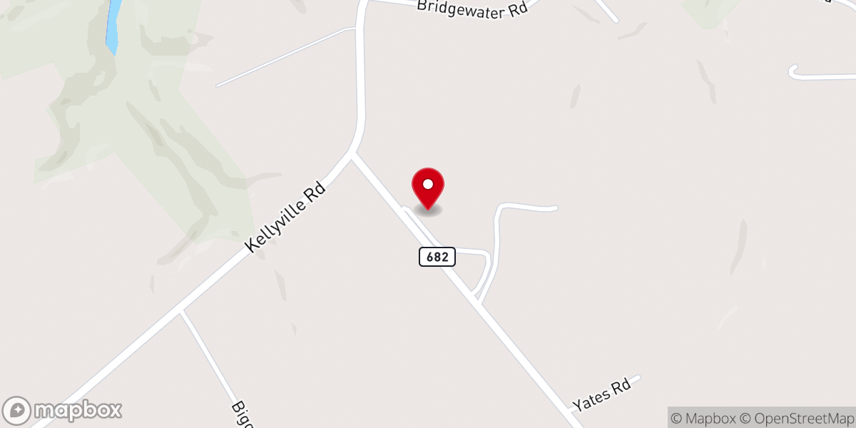 Map showing location of Mt Carmel United Methodist Church
