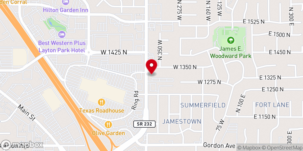 Map showing location of Fish-n-Loaves Food Pantry - Food Distribution Center