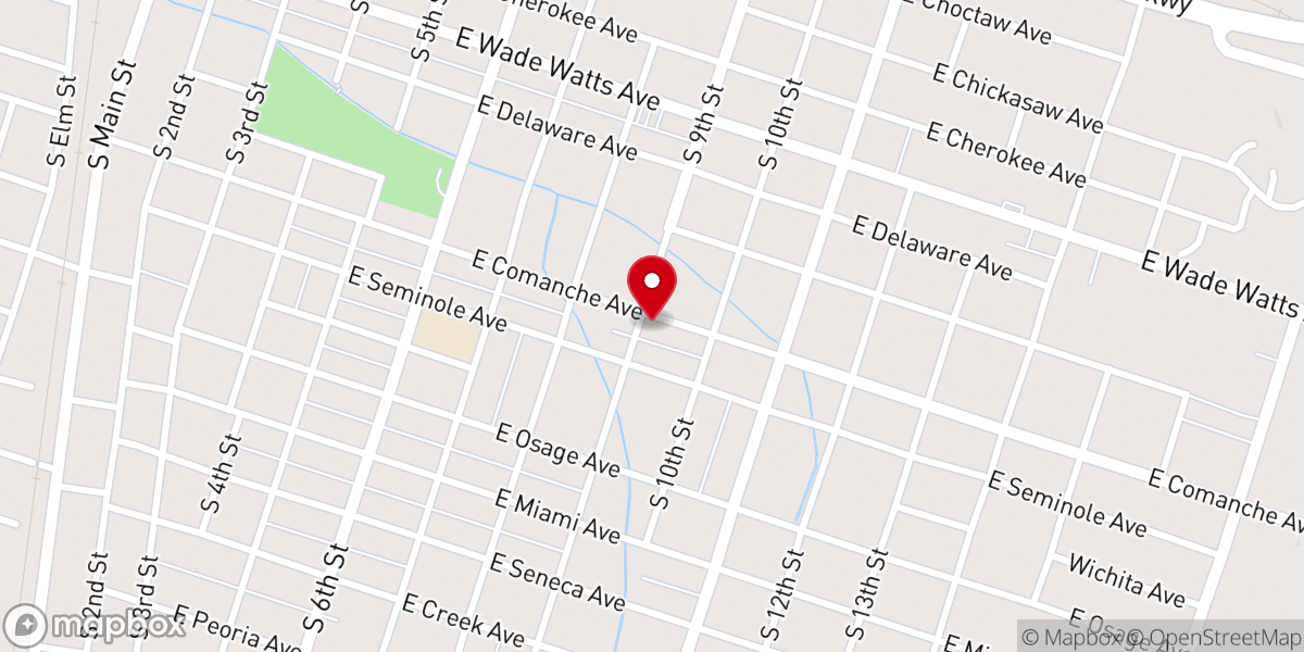Map showing location of Abba’s House Church of God