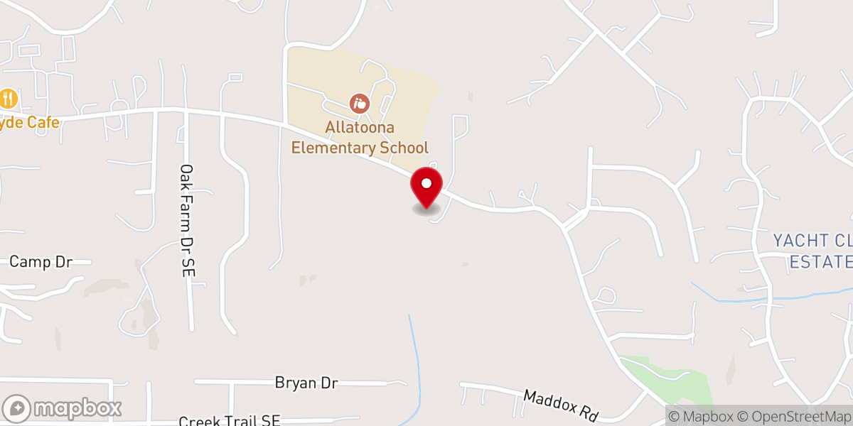Map showing location of The Butterfly Pavilion