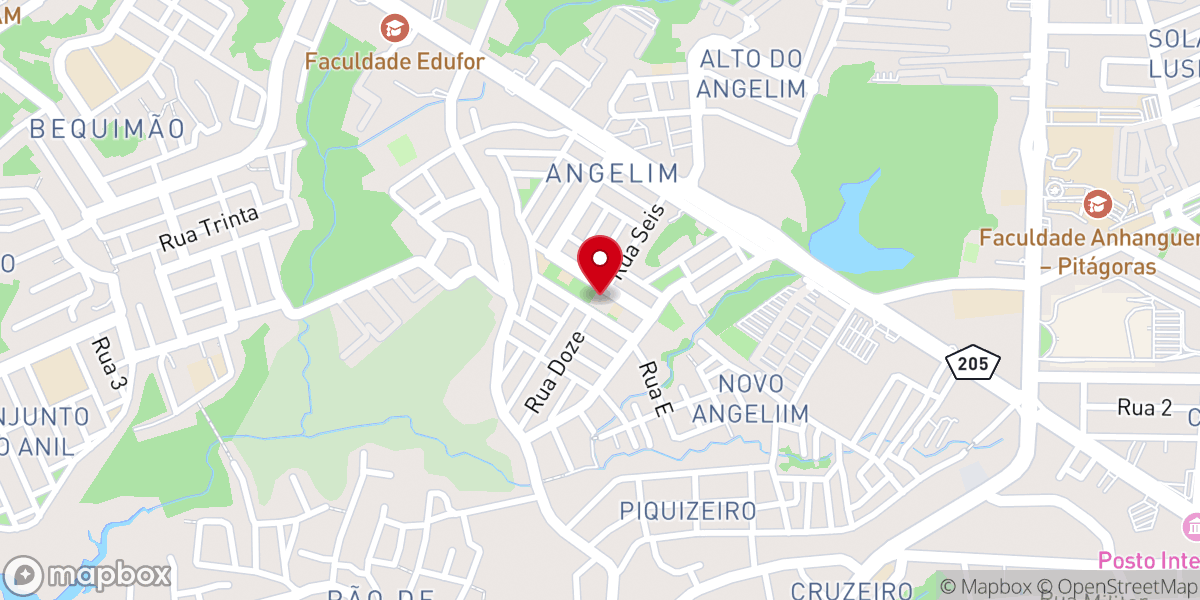 Map showing location of Sede da Renovação Carismática Católica de São Luis-MA (Associação Cristo Rei)