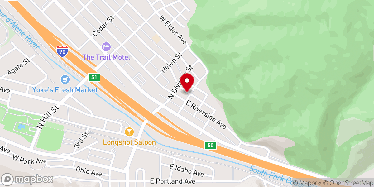 Map showing location of American Lutheran Church