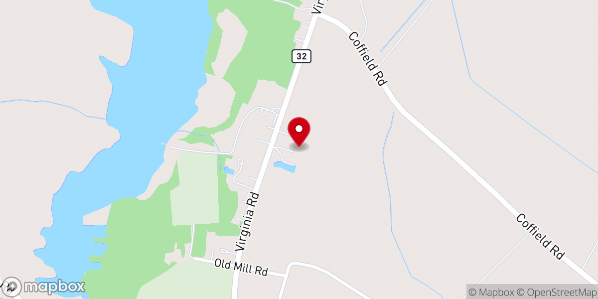 Map showing location of Faith Pentecostal Holiness Church