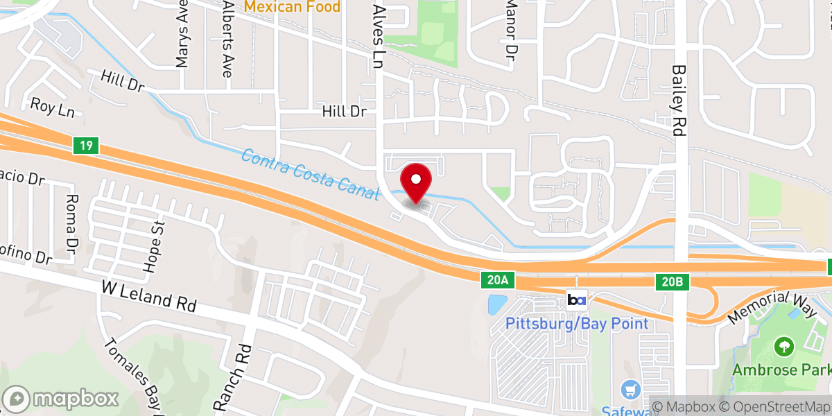 Map showing location of United Pentecostal Church