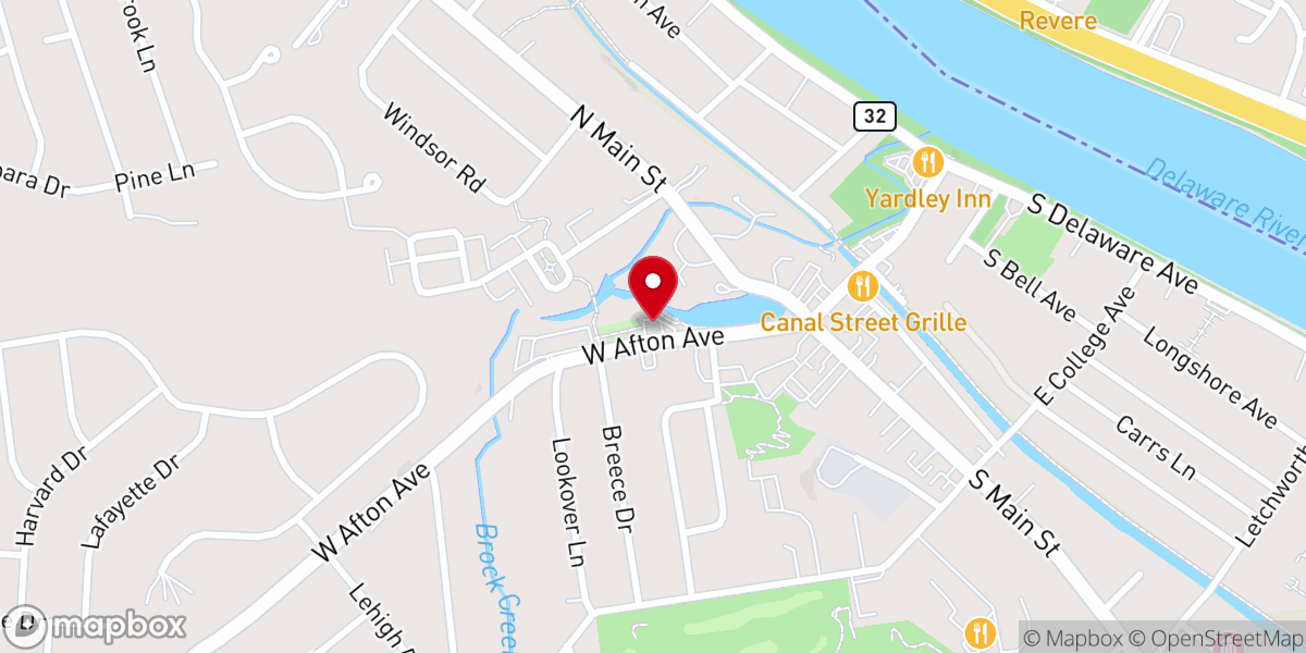 Map showing location of Saint Andrew's Church