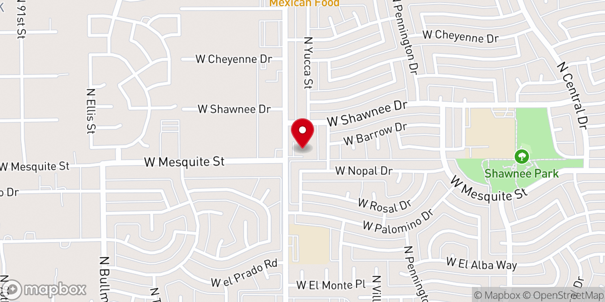 Map showing location of Koinonia Mennonite Church
