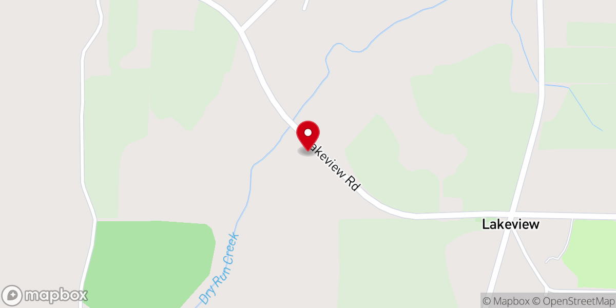 Map showing location of Little Bethel Church