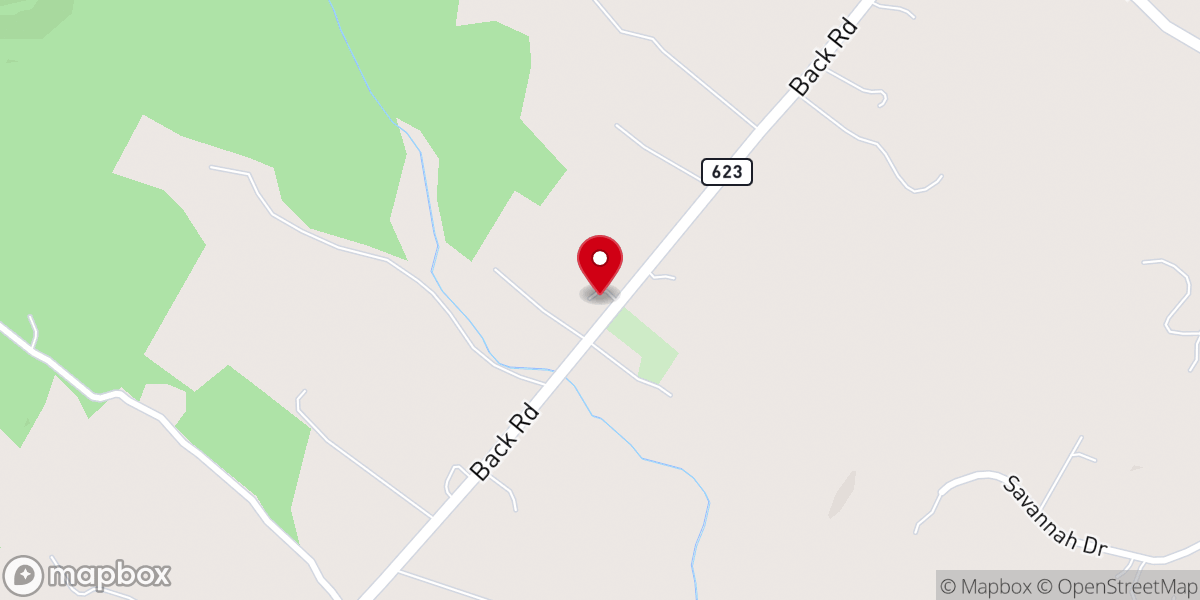 Map showing location of St. Stephen Lutheran Church