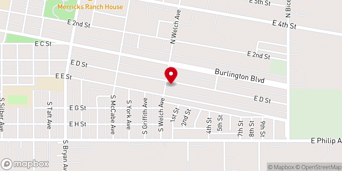 Map showing location of Noah's Ark Daycare 2