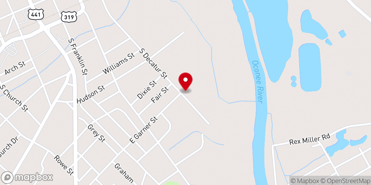 Map showing location of Dublin First Seventh-day Adventist Church