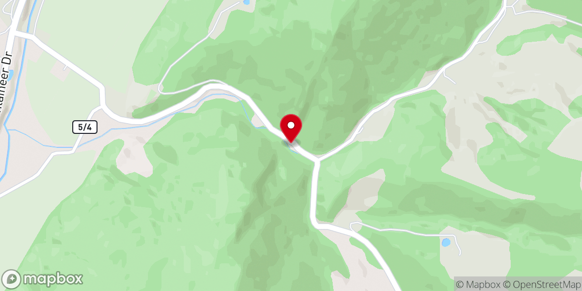 Map showing location of High Rock United Methodist Church