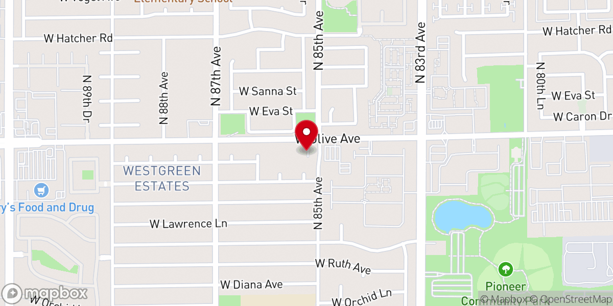 Map showing location of Lighthouse Church