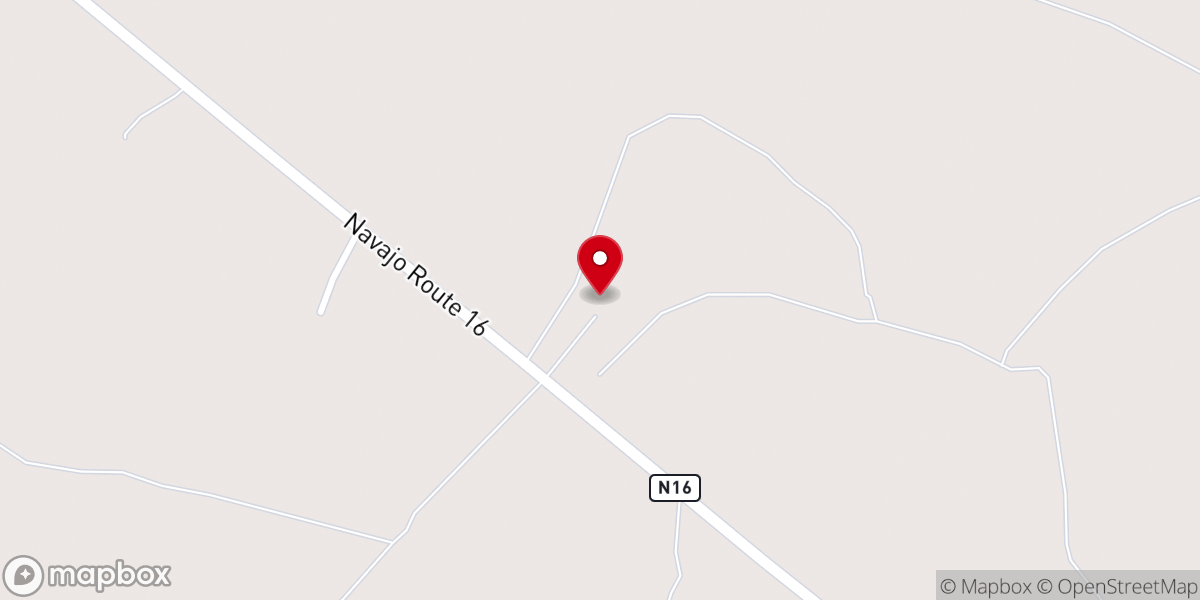 Map showing location of Navajo Mountain Alliance Church