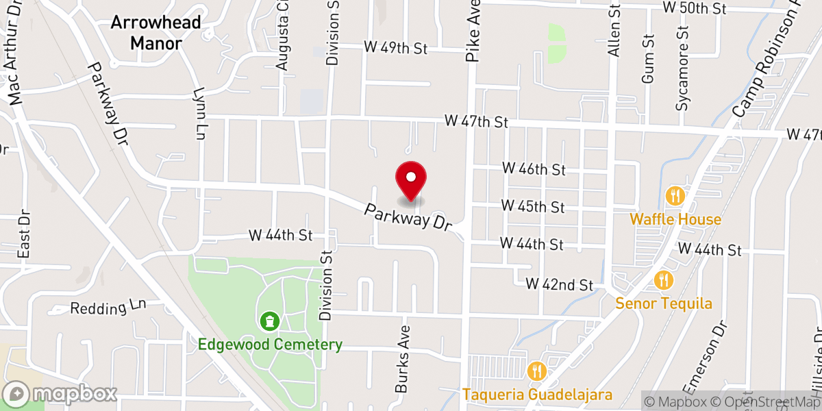 Map showing location of New Covenant Community Church