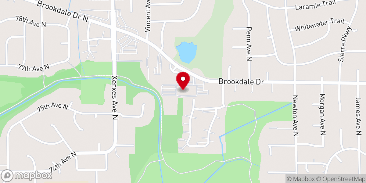Map showing location of Bethany Baptist Church
