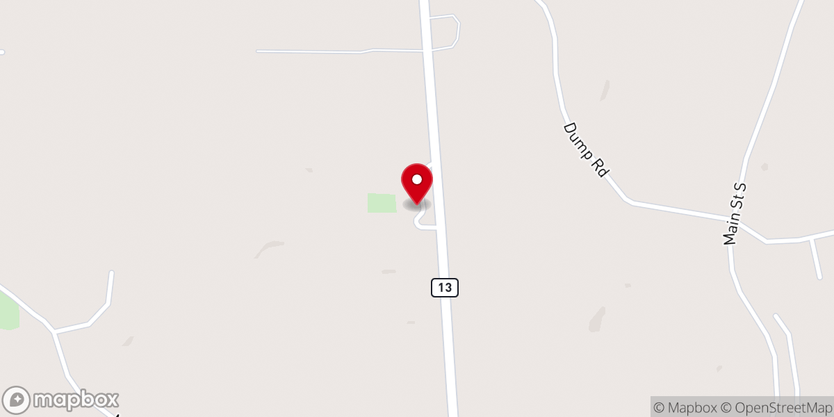 Map showing location of Fellowship Church