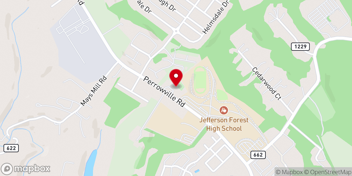 Map showing location of St Stephen's Episcopal Church